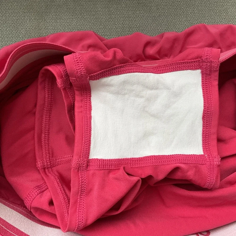 Alo Yoga Match Point Tennis Skirt Pink Summer Crush S
